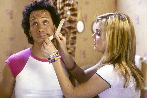 Still of Rob Schneider and Anna Faris in Karsta pupyte (2002)