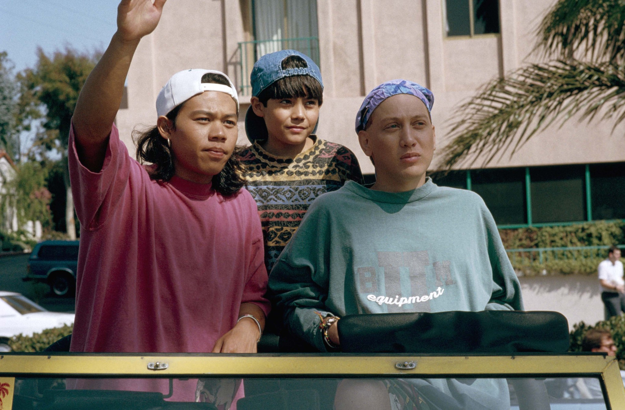 Still of Rob Schneider and Ernie Reyes Jr. in Surf Ninjas (1993)