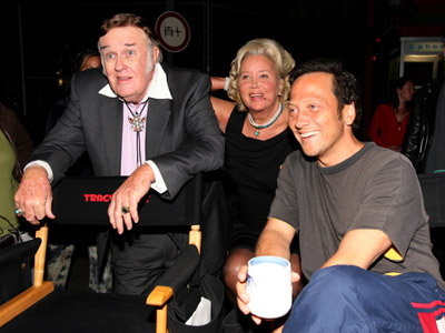 Sally Kirkland, Rob Schneider and M. Emmet Walsh at event of Big Stan (2007)