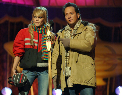 Rob Schneider and Hilary Duff