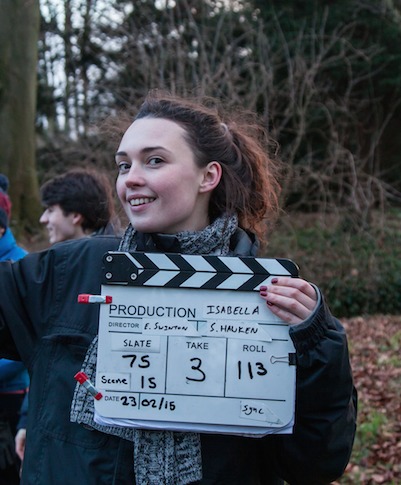 At the wrap of Emma's first short, 'Isabella'