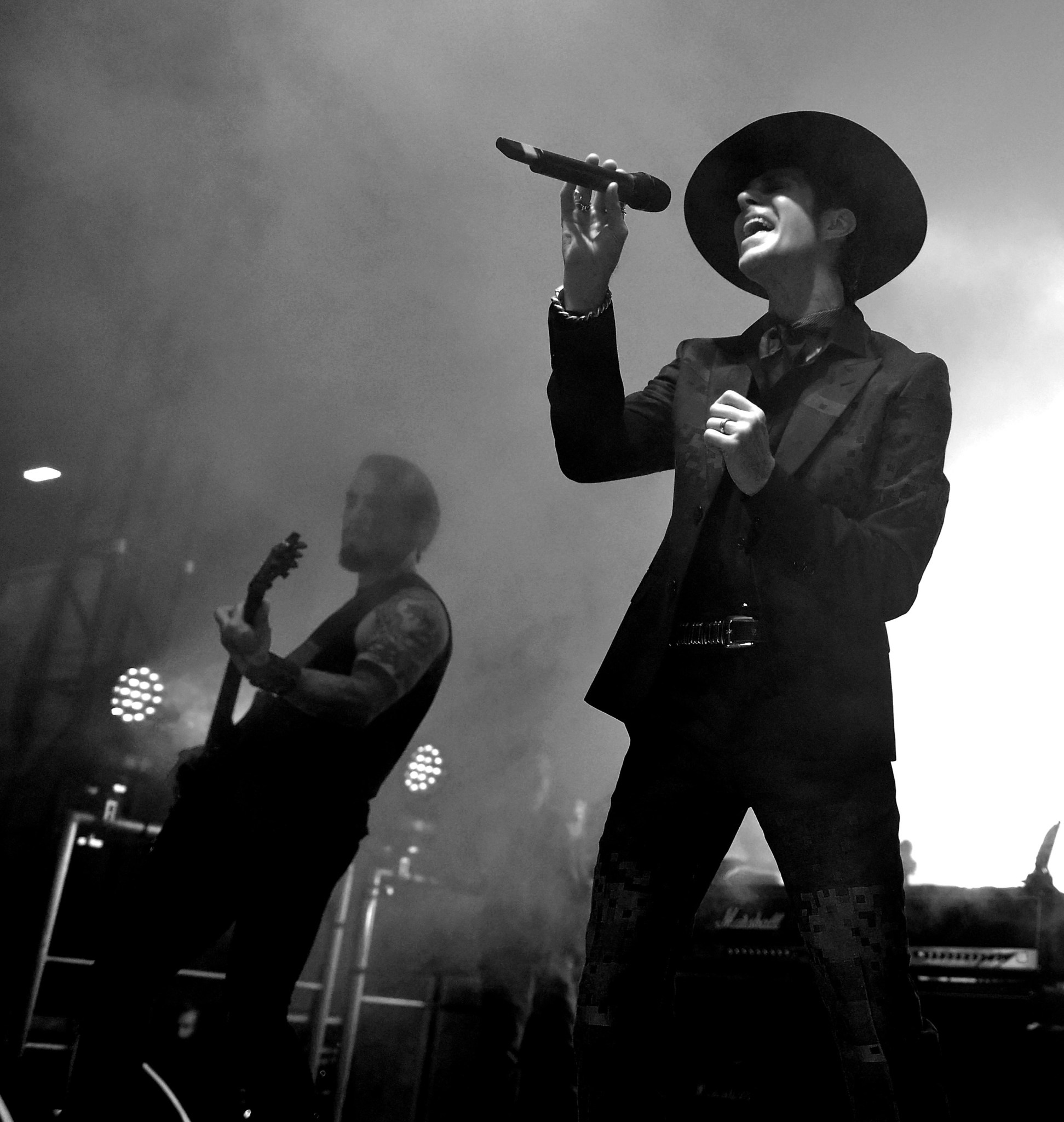 Dave Navarro and Perry Farrell at event of Entourage (2015)