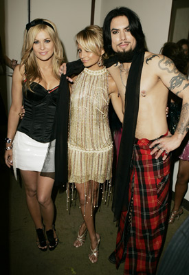 Carmen Electra, Dave Navarro and Nicole Richie