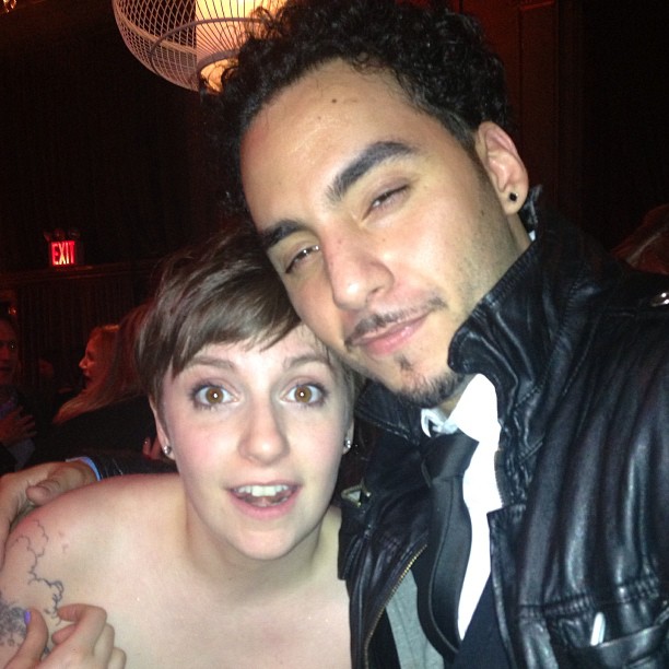 Lena Dunham & Kareem Savinon