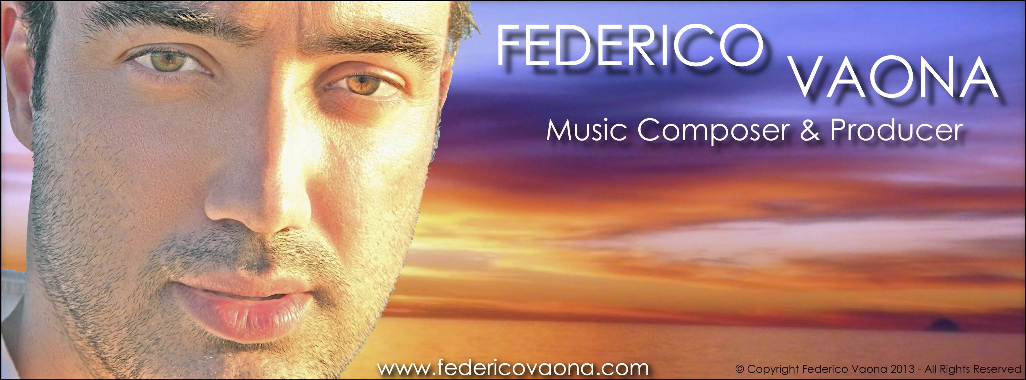 Federico Vaona Music Composer & Producer Official Logo www.federicovaona.com