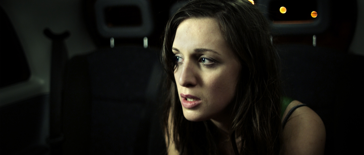 Abigail Tarttelin as Beverley in 'Taxi Rider', the bilingual film directed by German theatre director Frank Rehder.