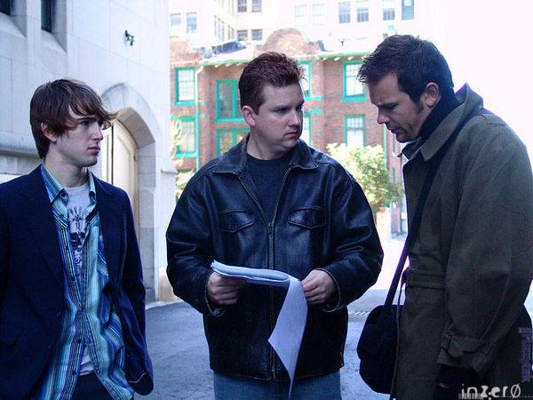 Eric Green, myself and Jonny Victor on the set of InZer0 Episode 8.