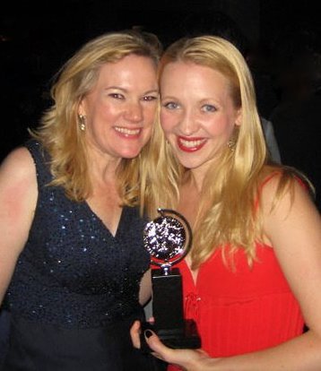 With director Kathleen Marshall and the Tony award for Anything Goes