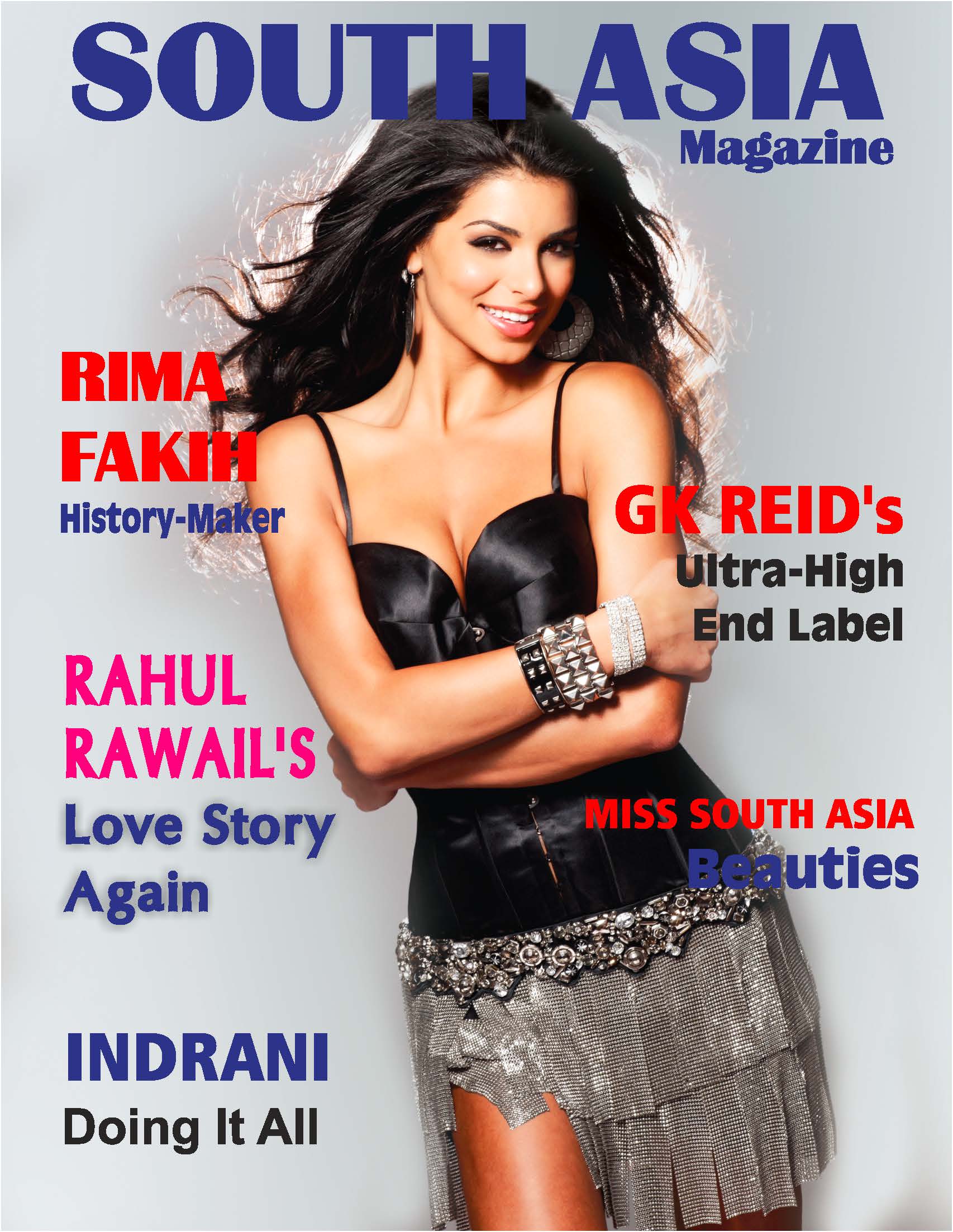 Rima Fakih, Miss USA 2010, South Asia Magazine cover girl