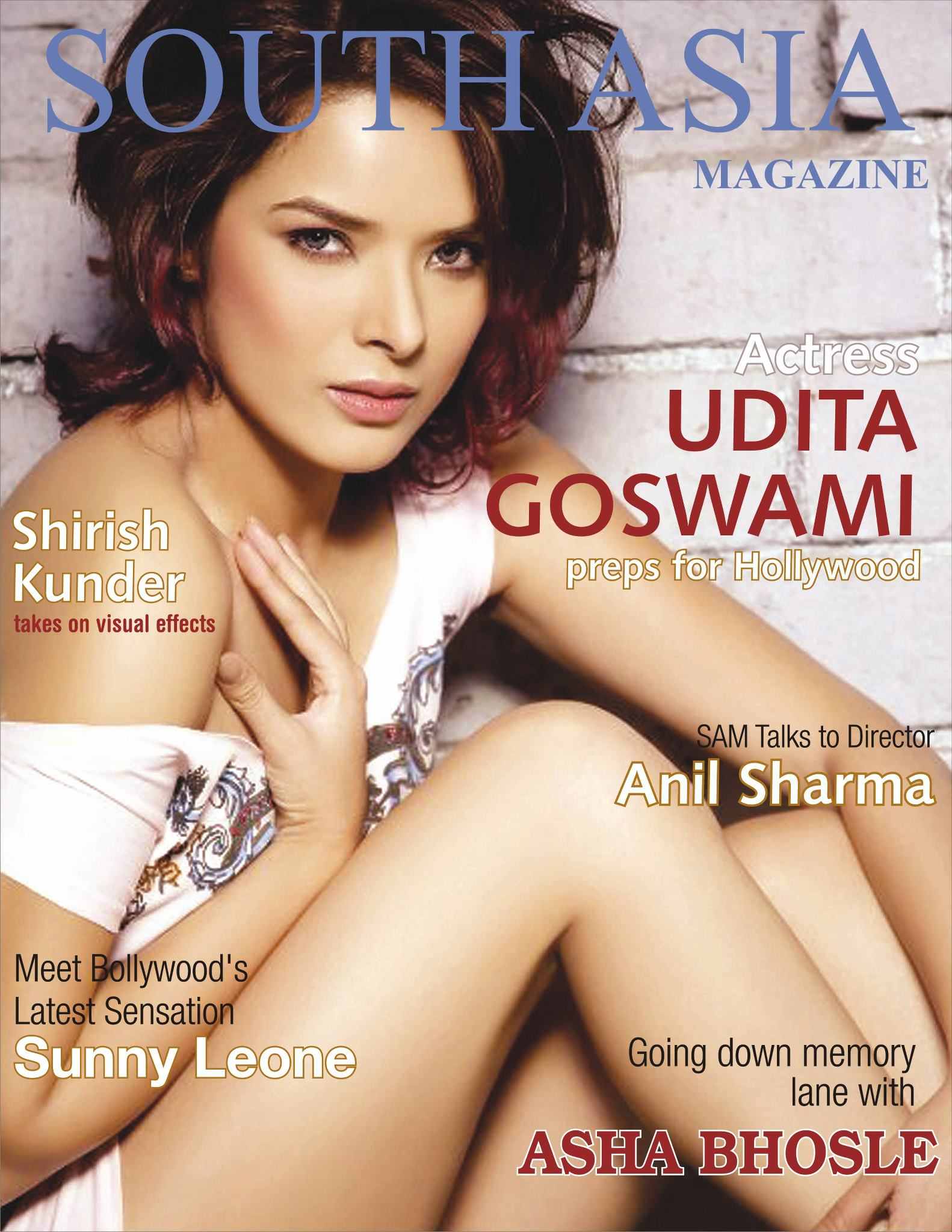 South Asia Magazine (cover girl: Bollywood actress Udita Goswami)