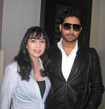 w/ Bollywood actor Abhishek Bachchan