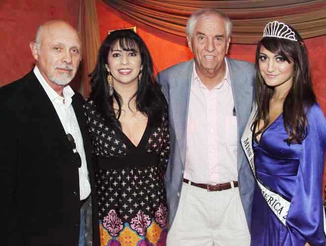 Hector Elizondo, Jinnder Chohaan, Garry Marshall, and Miss India America-Avnee