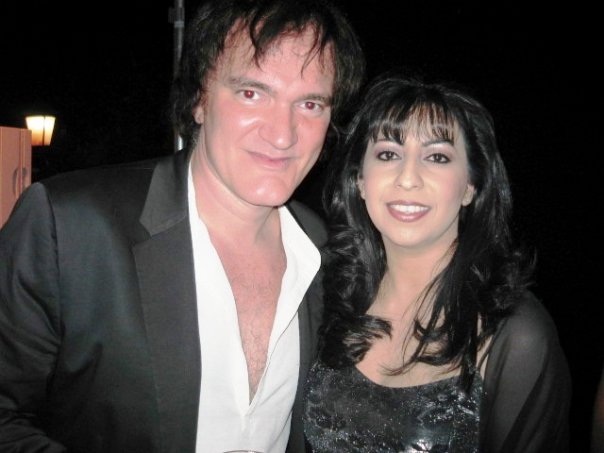 Jinnder Chohaan with Quentin Tarantino