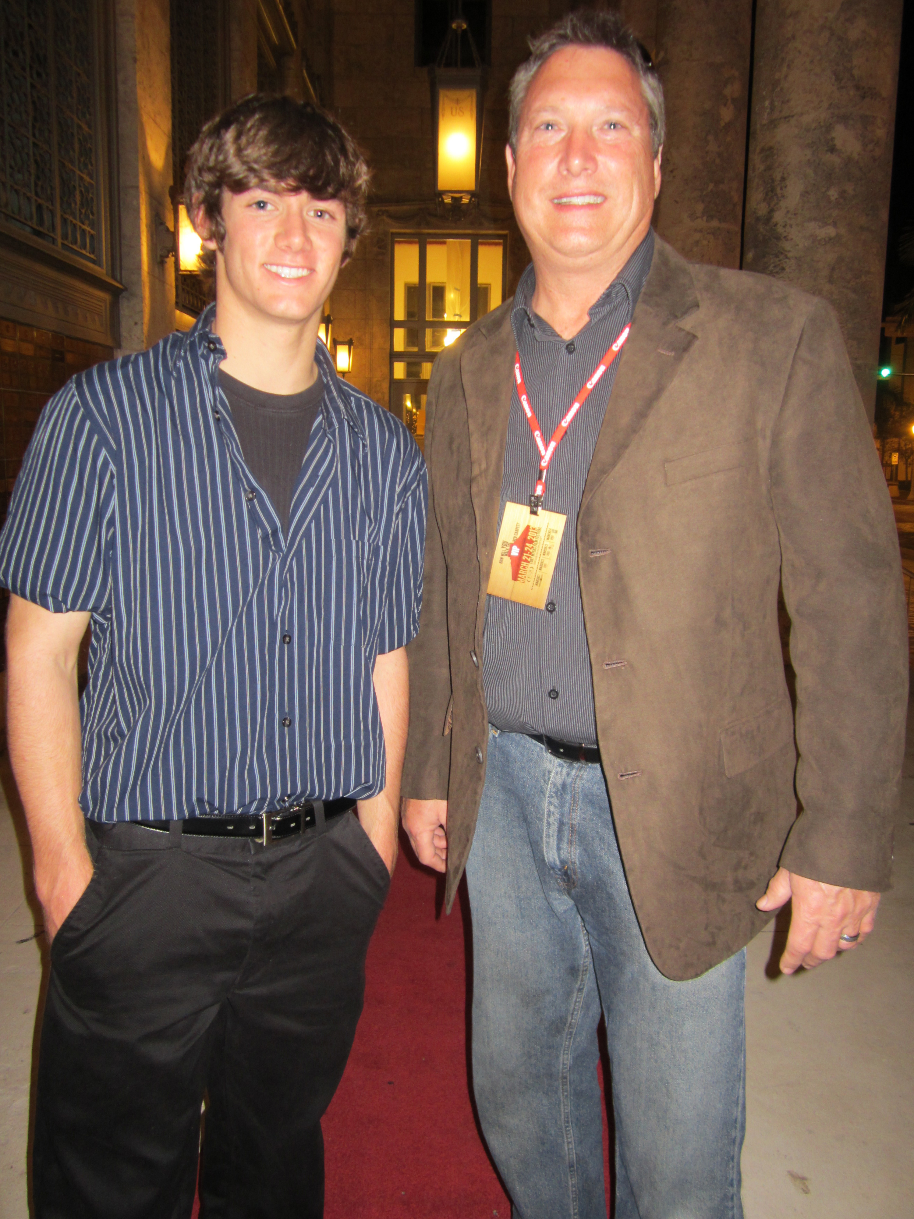 Danny with director Dale Metz at Fort Myers Film Festival