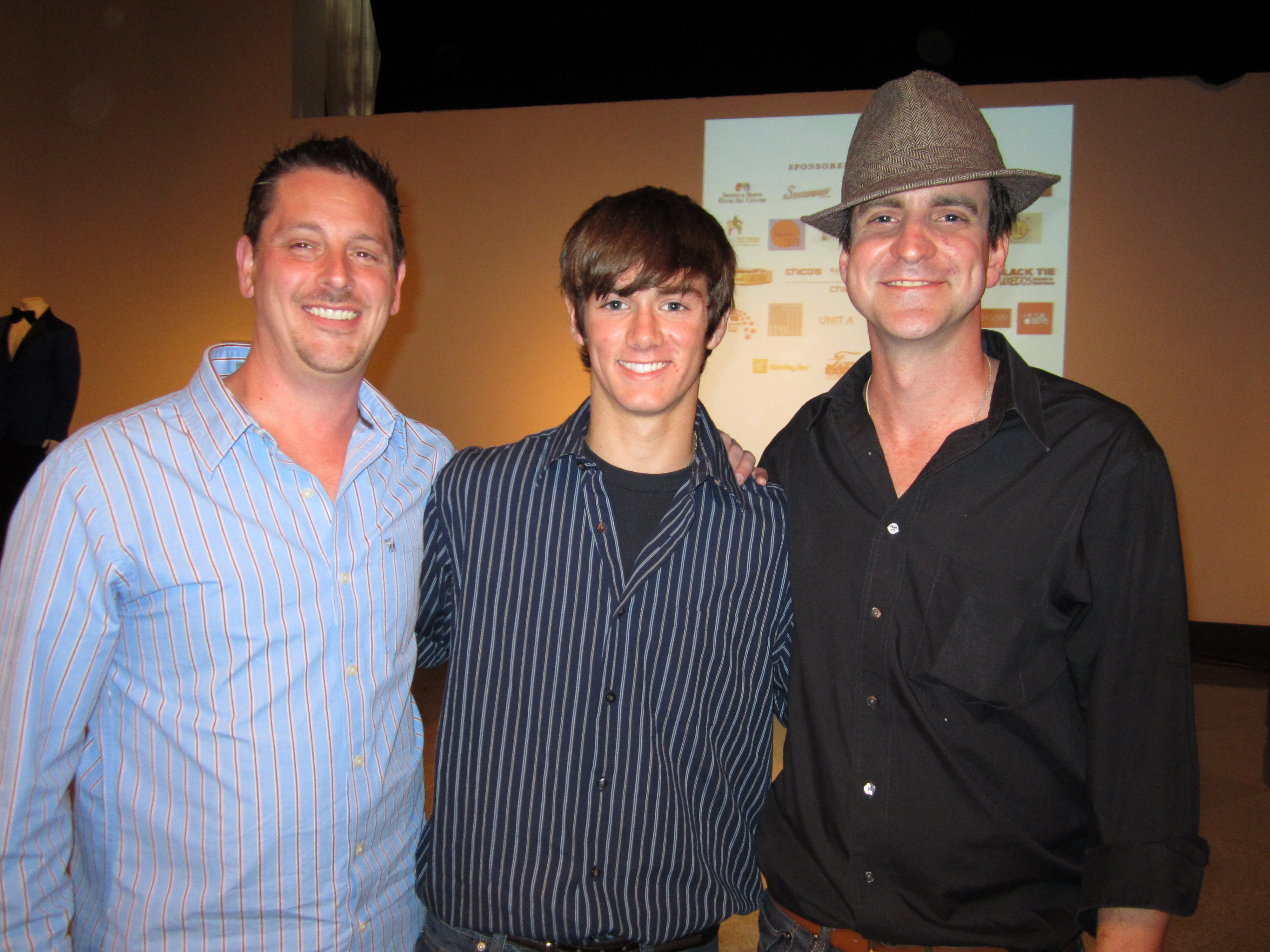 Danny with Michael Dunsworth (Charlies Angels) and Shawn Genther (Actor)