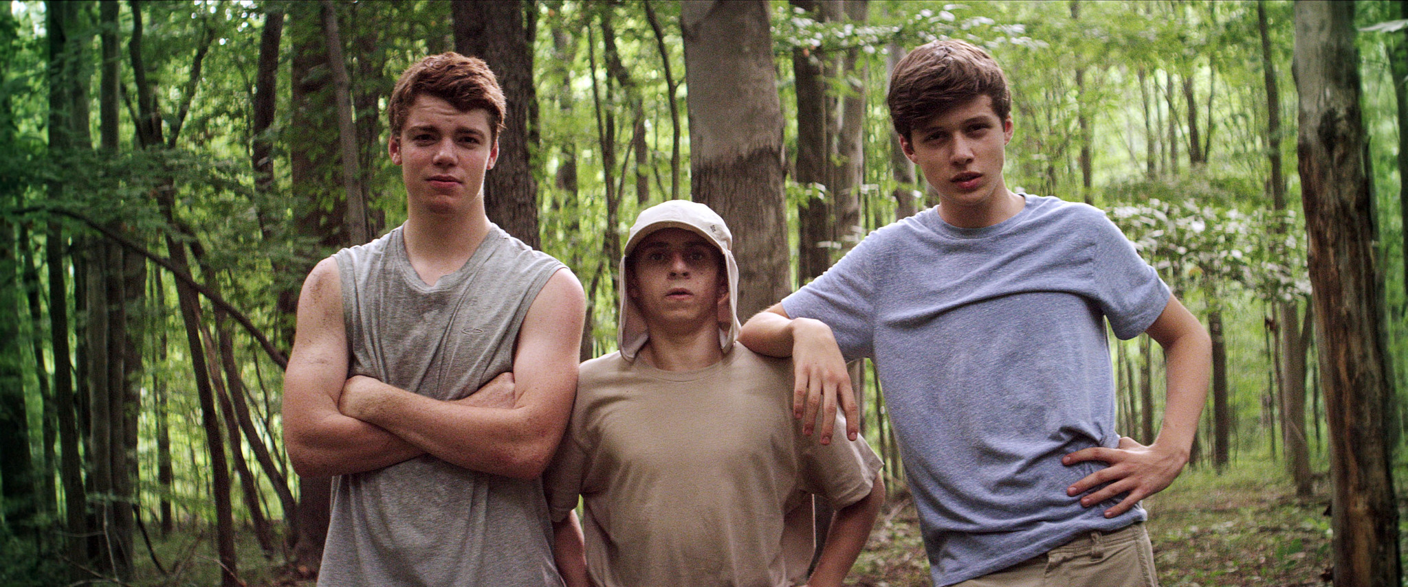 Still of Moises Arias, Gabriel Basso and Nick Robinson in The Kings of Summer (2013)