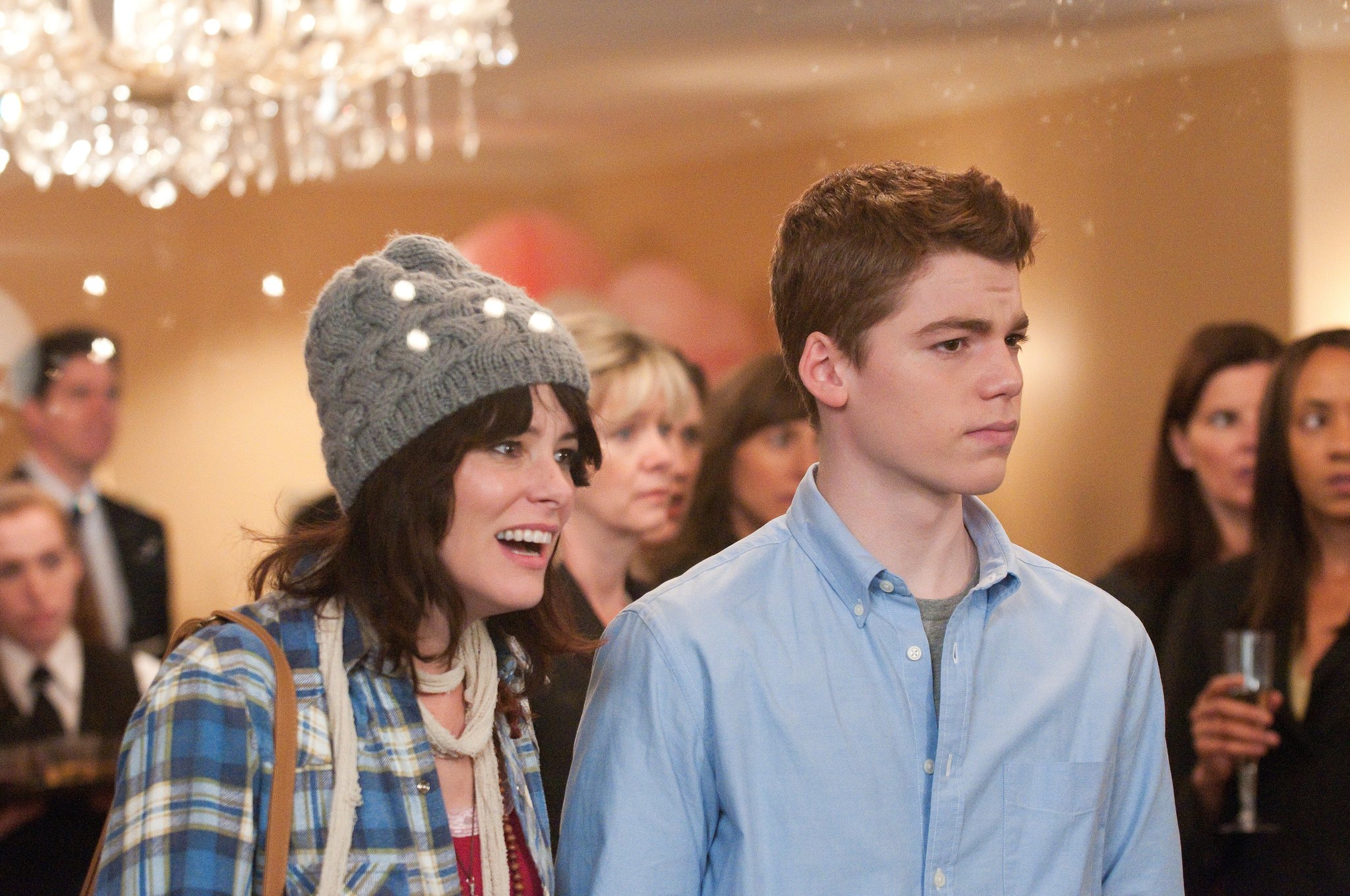 Still of Parker Posey and Gabriel Basso in The Big C (2010)
