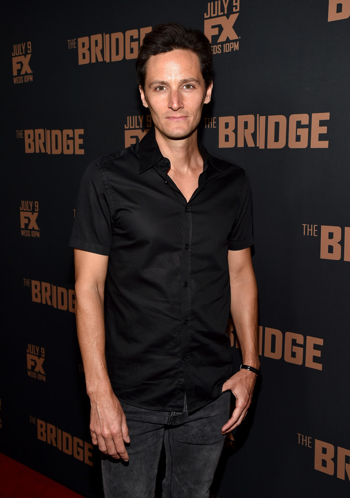Actor Christian Barillas attends the premiere of FX's 'The Bridge' at Pacific Design Center on July 7, 2014 in West Hollywood, California.
