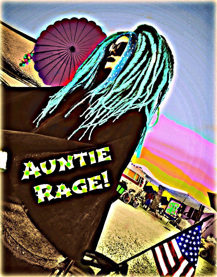 Kj Sakura as Auntie Rage!