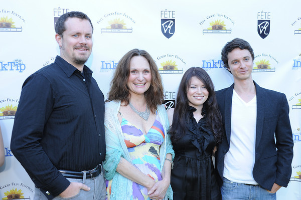 Nathaniel Atcheson, Beth Grant, M. Elizabeth Hughes, and Byron Lane attend the 2010 Feel Good Film Festival