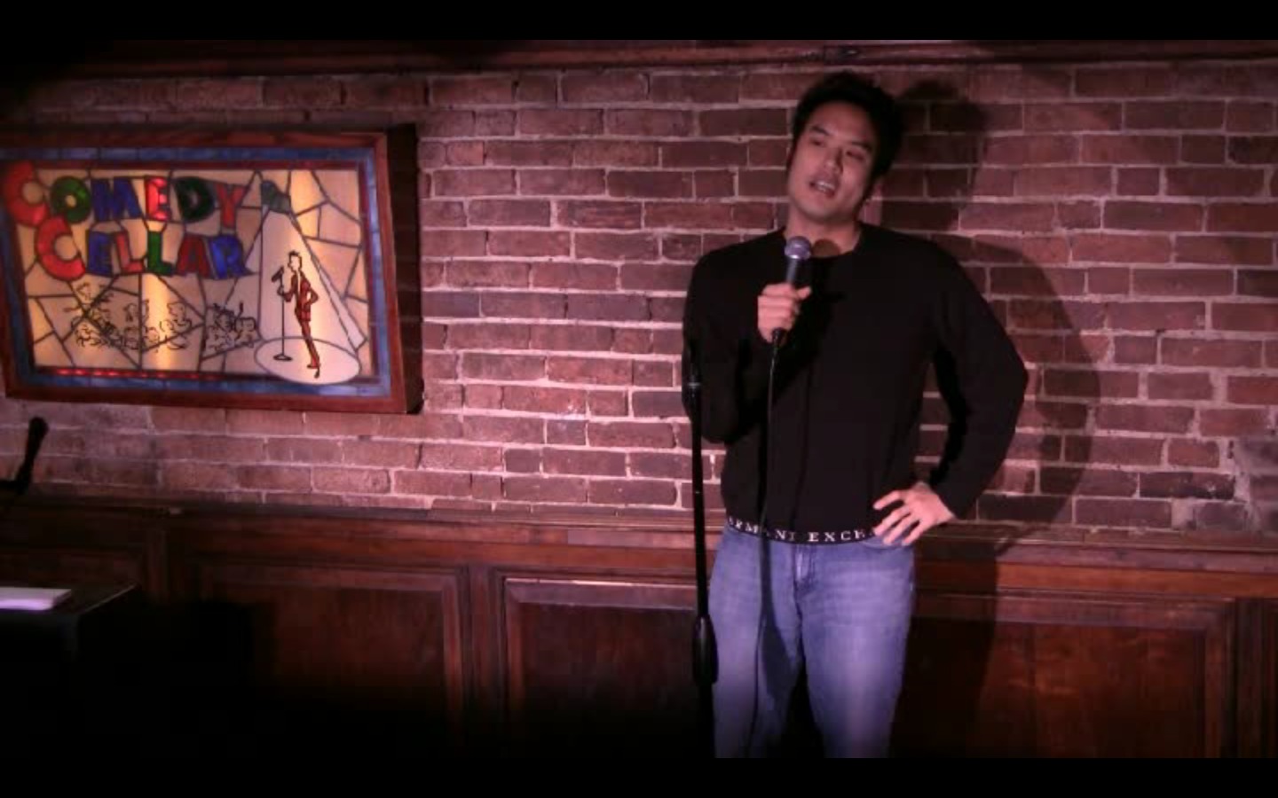 Bruce Hwang Chen in the Comedy Cellar