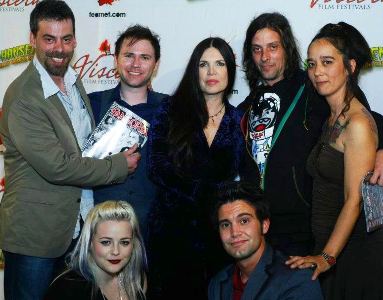 Joe Hollow, Jesse Kozel, Barbara Magnolfi, Wolfgang Meyer, Stacy Pippi Hammon, Ted McCarthy & Jade Olsen at the VISCERA Bone Marrow Drive in North Hollywood