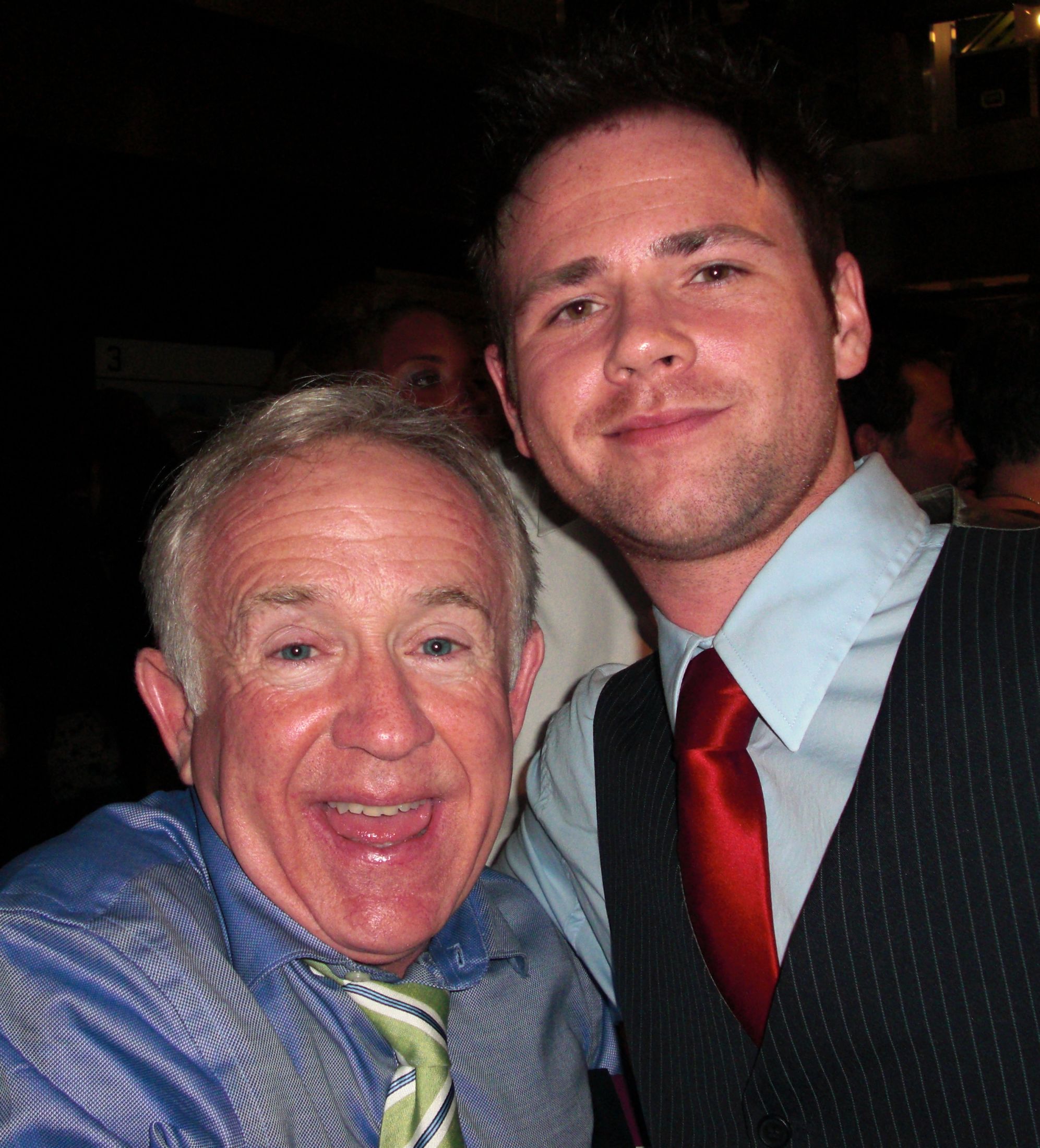 Jesse Kozel with Leslie Jordan at 