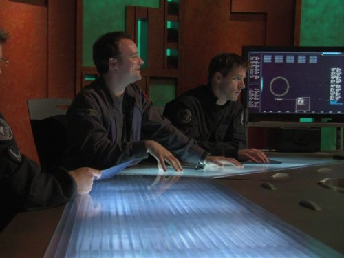 Still of Ben Browder and David Hewlett in Stargate SG-1 (1997)