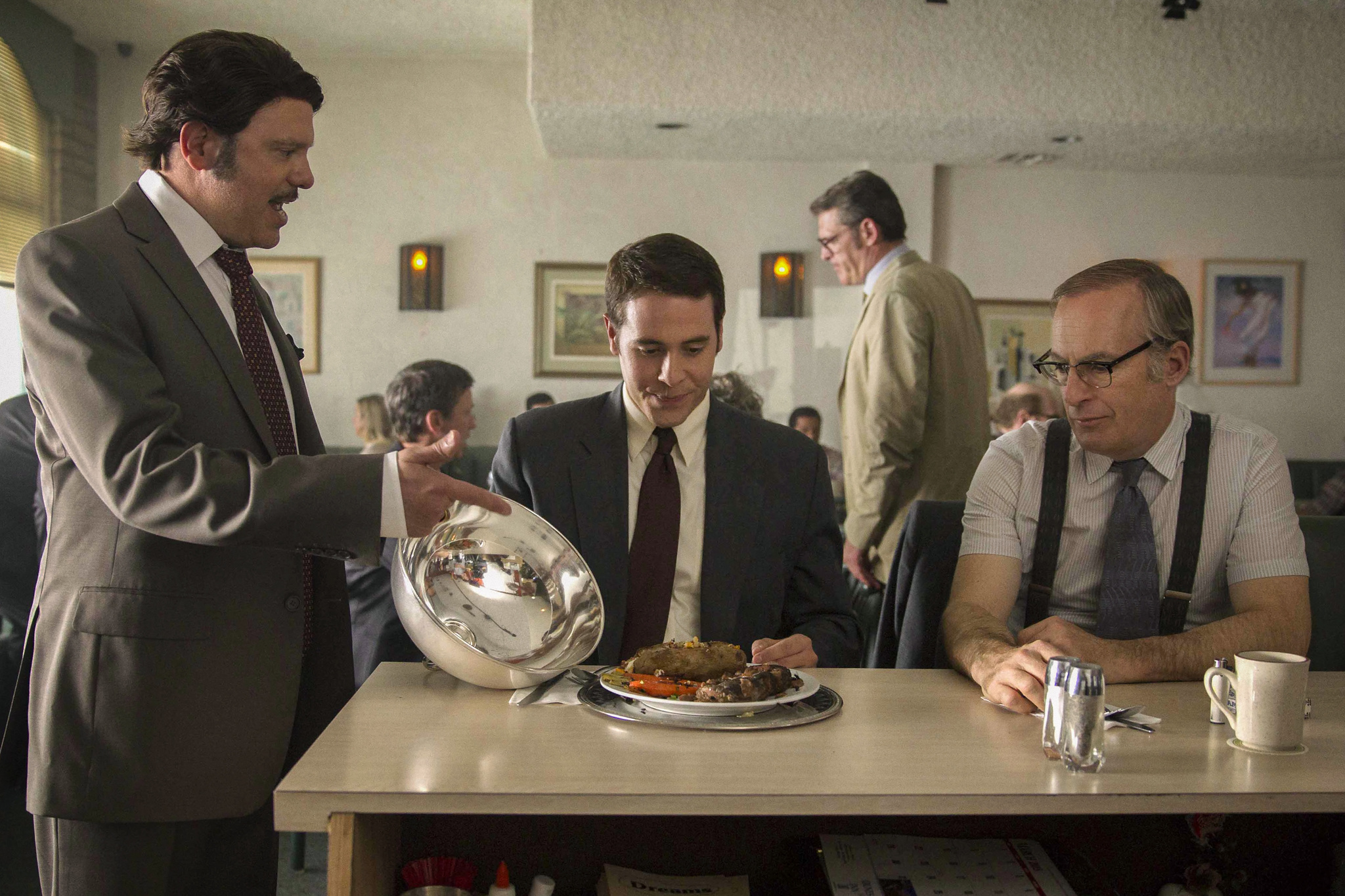 Still of David Cross, Bob Odenkirk and Jon Barinholtz in W/ Bob and David (2015)