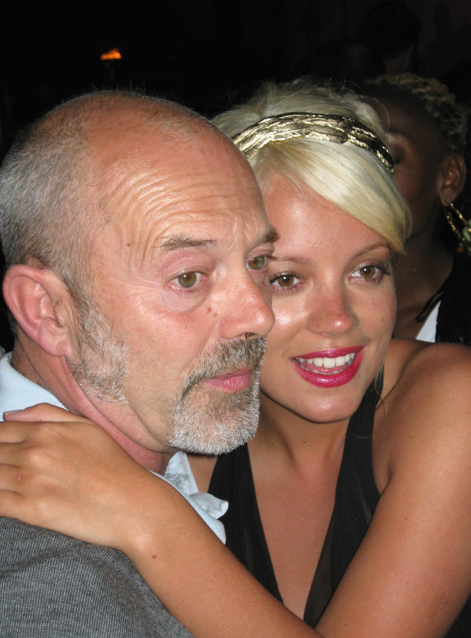 Keith Allen and Lily Allen