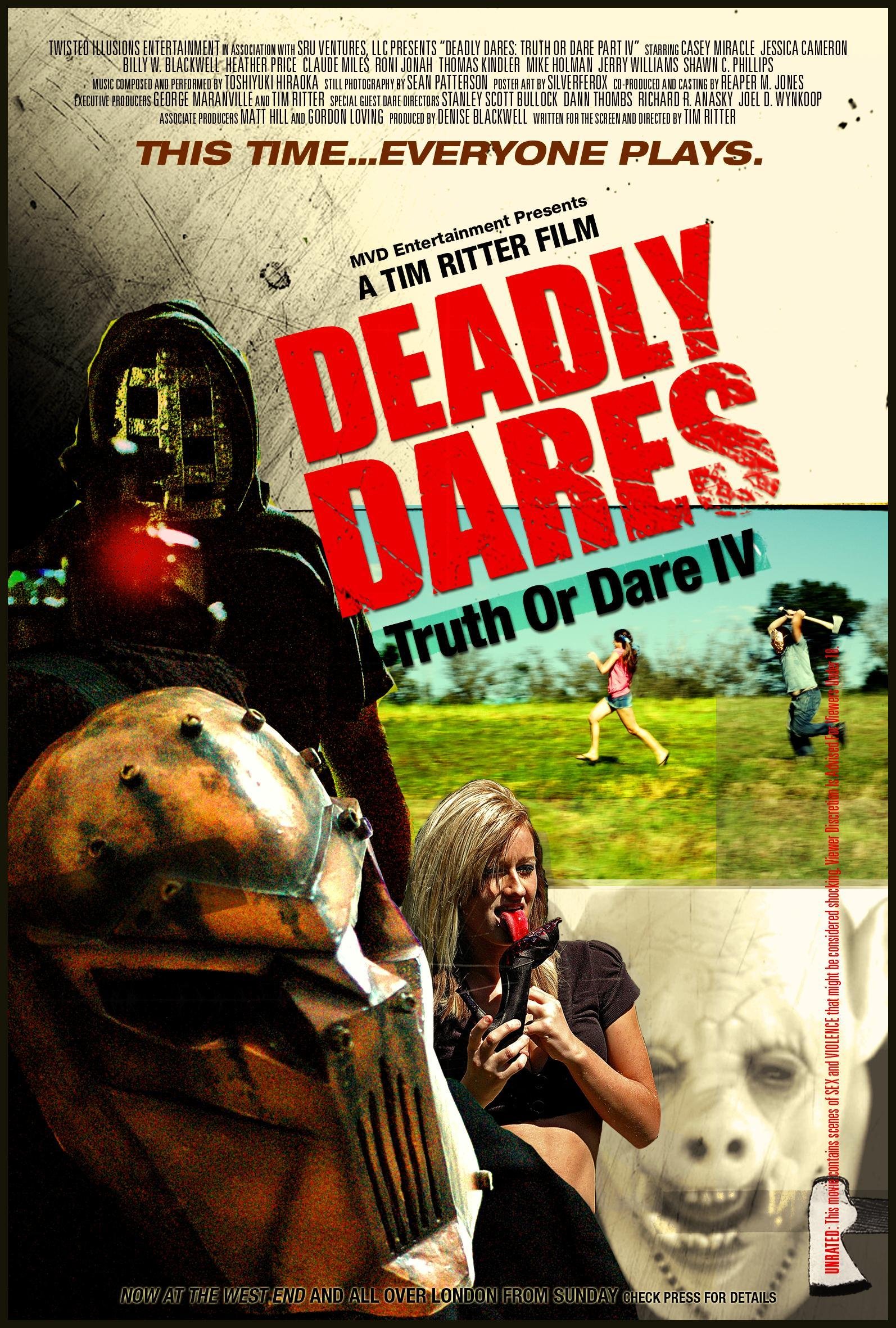U.S. and England Poster art for DEADLY DARES (2011).