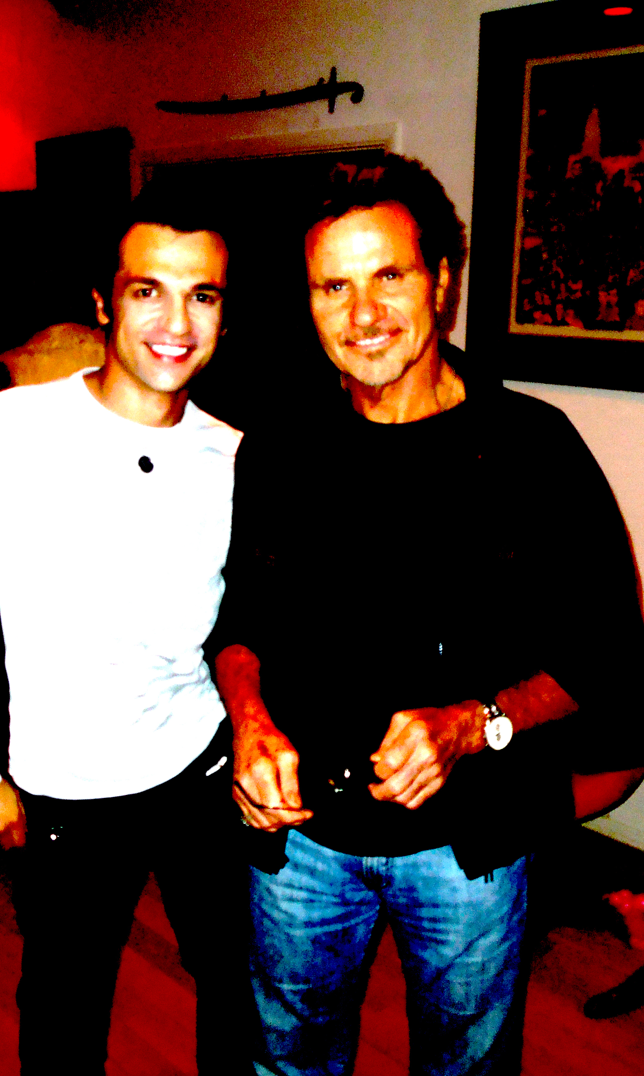 Manos Krystalis with Martin Kove