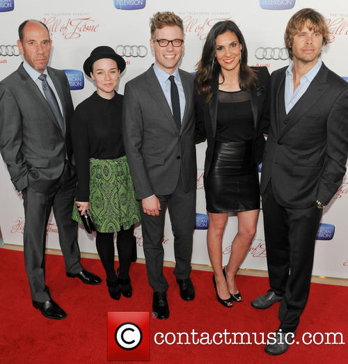 Television Academy's 22nd Annual Hall Of Fame at The Beverly Hilton. with cast of NCIS:Los Angeles: Miguel Ferrer, Renée Felice Smith, Barrett Foa, Daniela Ruah, Eric Christian Olsen.