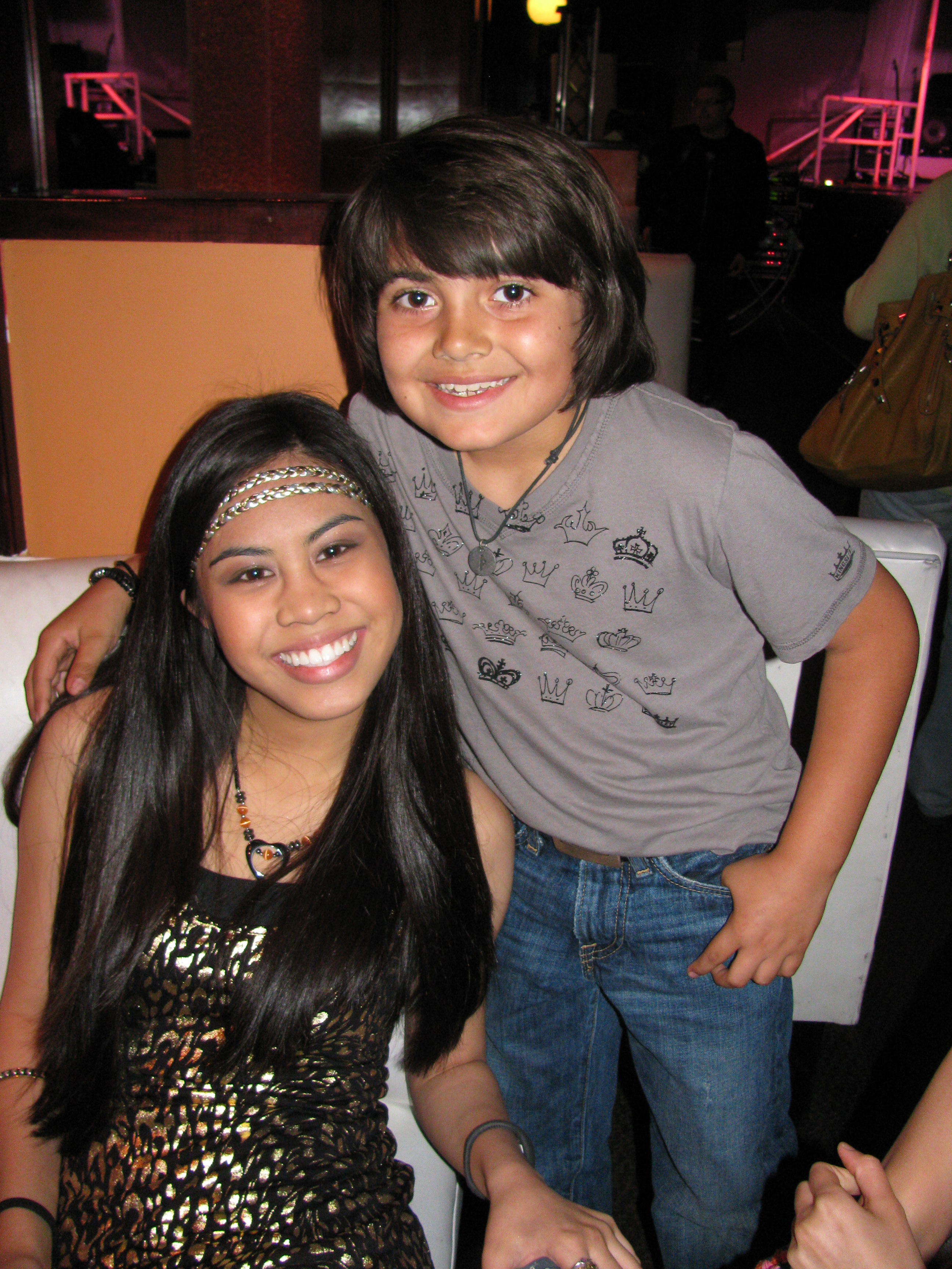 Parker Contreras and Ashley Argota of True Jackson, VP for Jeans Bring Dreams Concert and Gifting Suite.