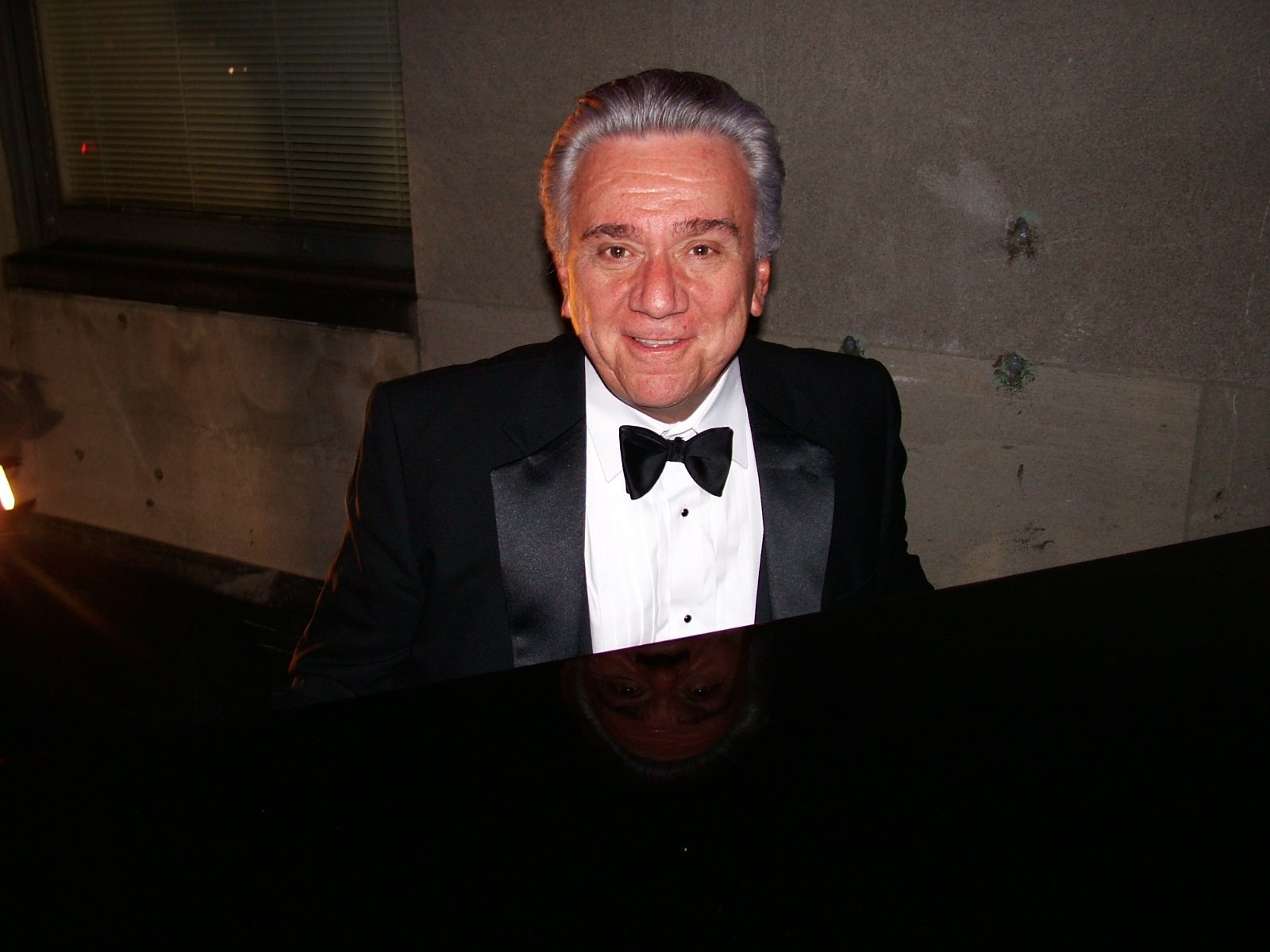 Standing in for Marvin Hamlish, at the tony Awards at the piano on top of the Marquee at Radio City Music Hall.