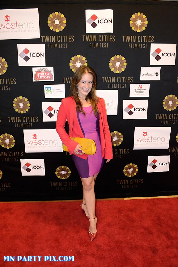 Kimberly Spencer (aka Kim MacKenzie), screenwriter of BRO', at the midwest the Twin Cities Film Festival.