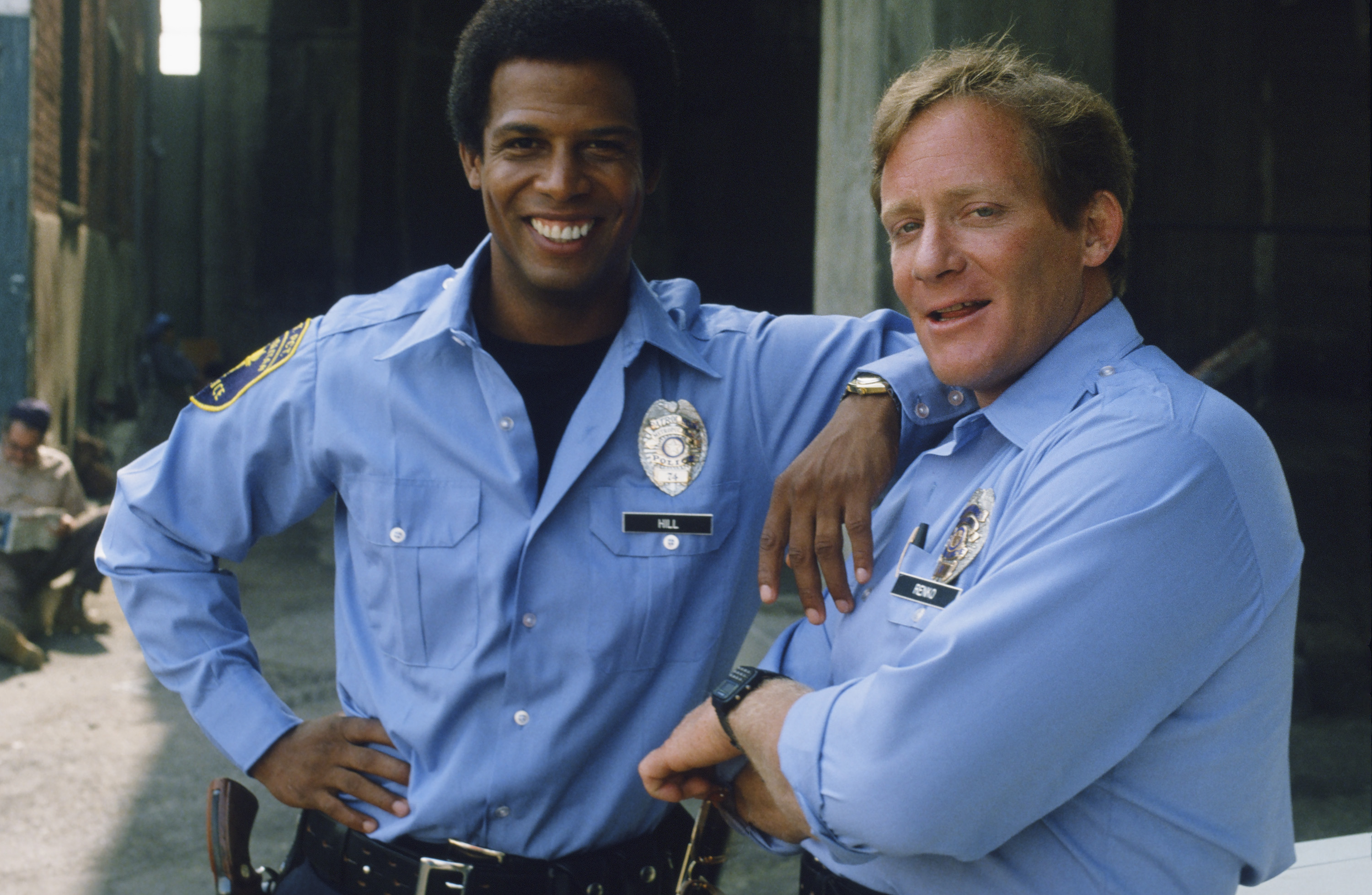 Still of Charles Haid and Michael Warren in Hill Street Blues (1981)