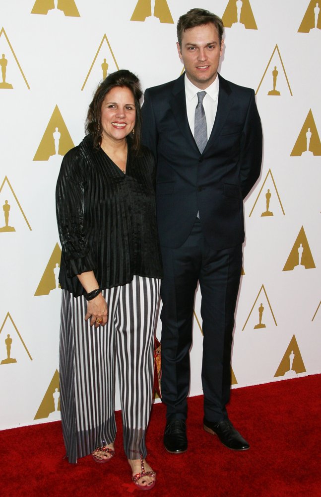 Zachary Heinzerling and Lydia Dean Pilcher at the 2014 Oscar Nominee Luncheon