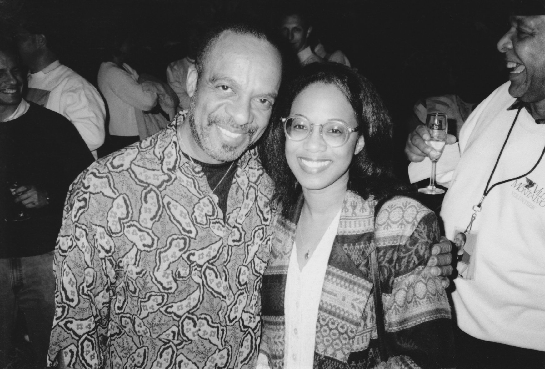 Veronica Loud with jazz legend Grover Washington Jr. backstage at historic Villa Montalvo in Saratoga, CA.