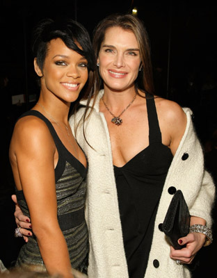 Brooke Shields and Rihanna