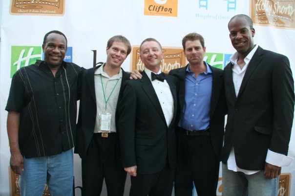 Michael Shaun Sandy at the premiere for Night Before the Wedding