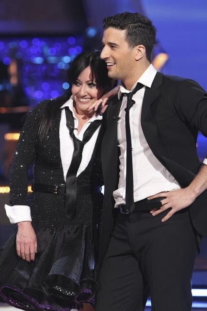 Still of Shannen Doherty and Mark Ballas in Dancing with the Stars (2005)
