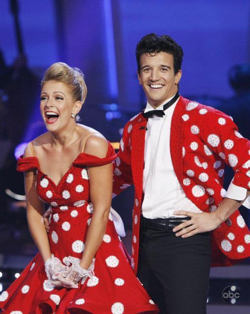 Still of Melissa Joan Hart and Mark Ballas in Dancing with the Stars (2005)
