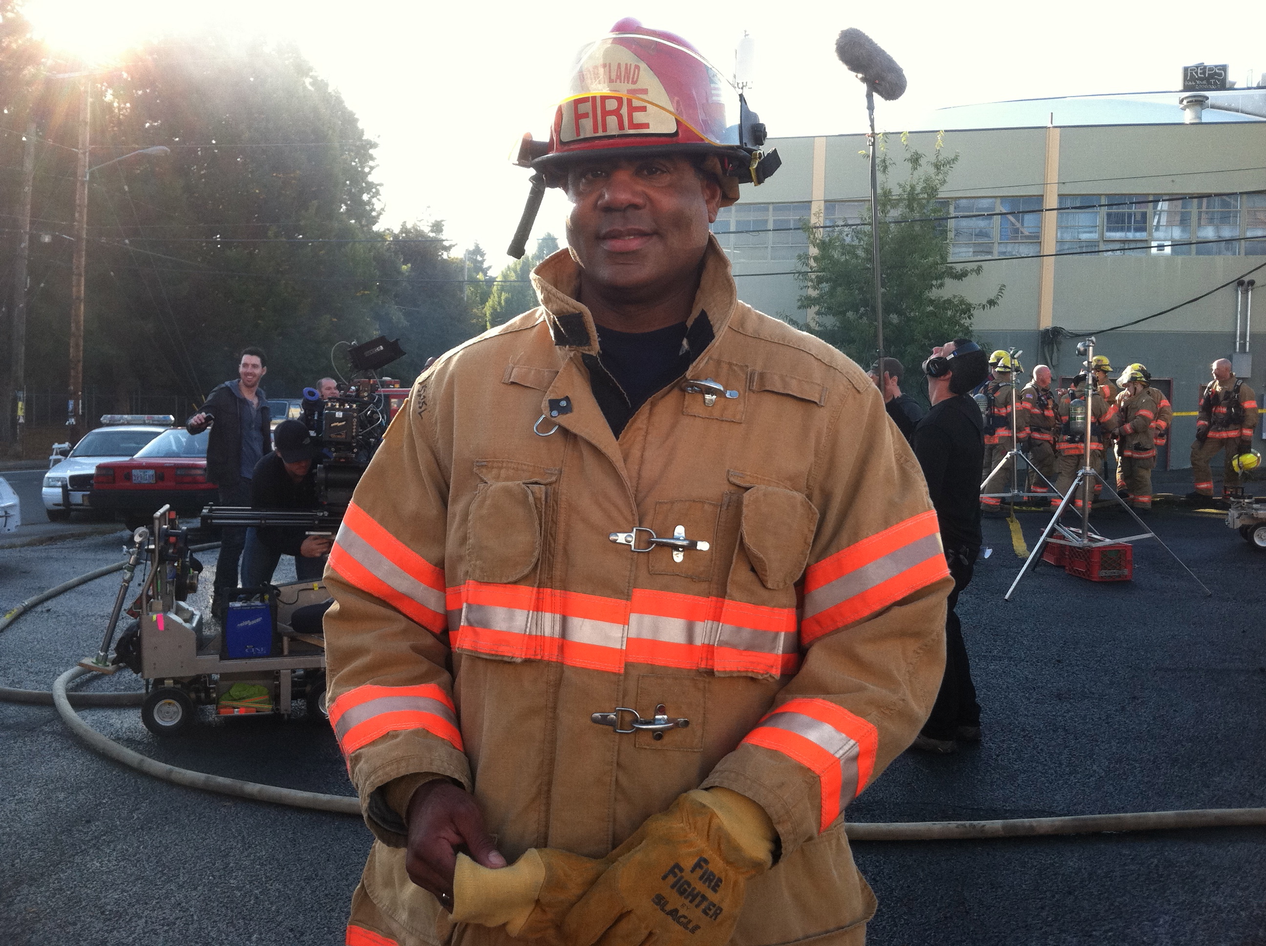 Juan Canopii as the Fire Captain on NBC's Grimm