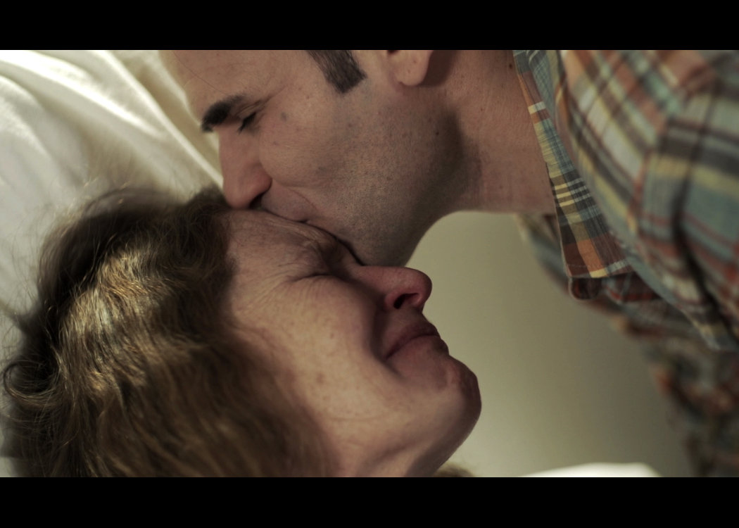 Jay (Gabriel Furman) comforts his mom Mary (Melissa Leo).