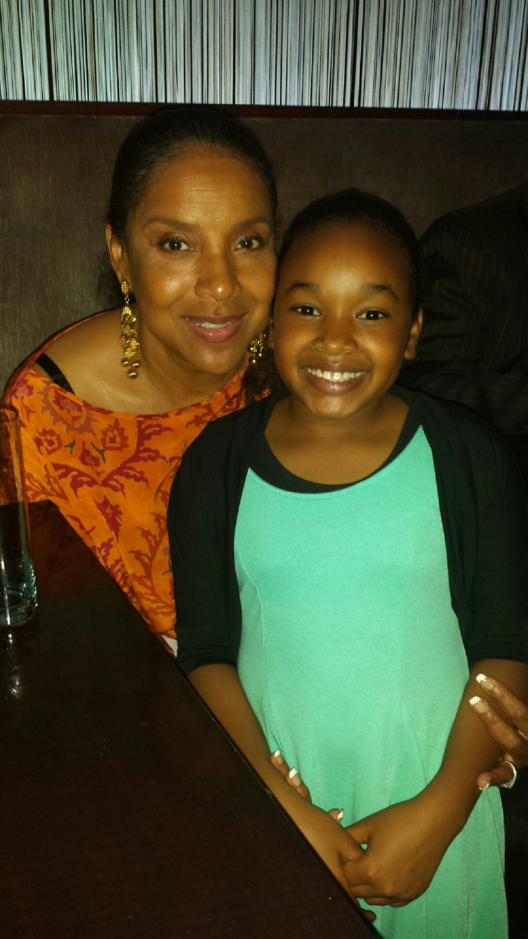 Skye Barrett with Director, Phylicia Rashad at the closing of 