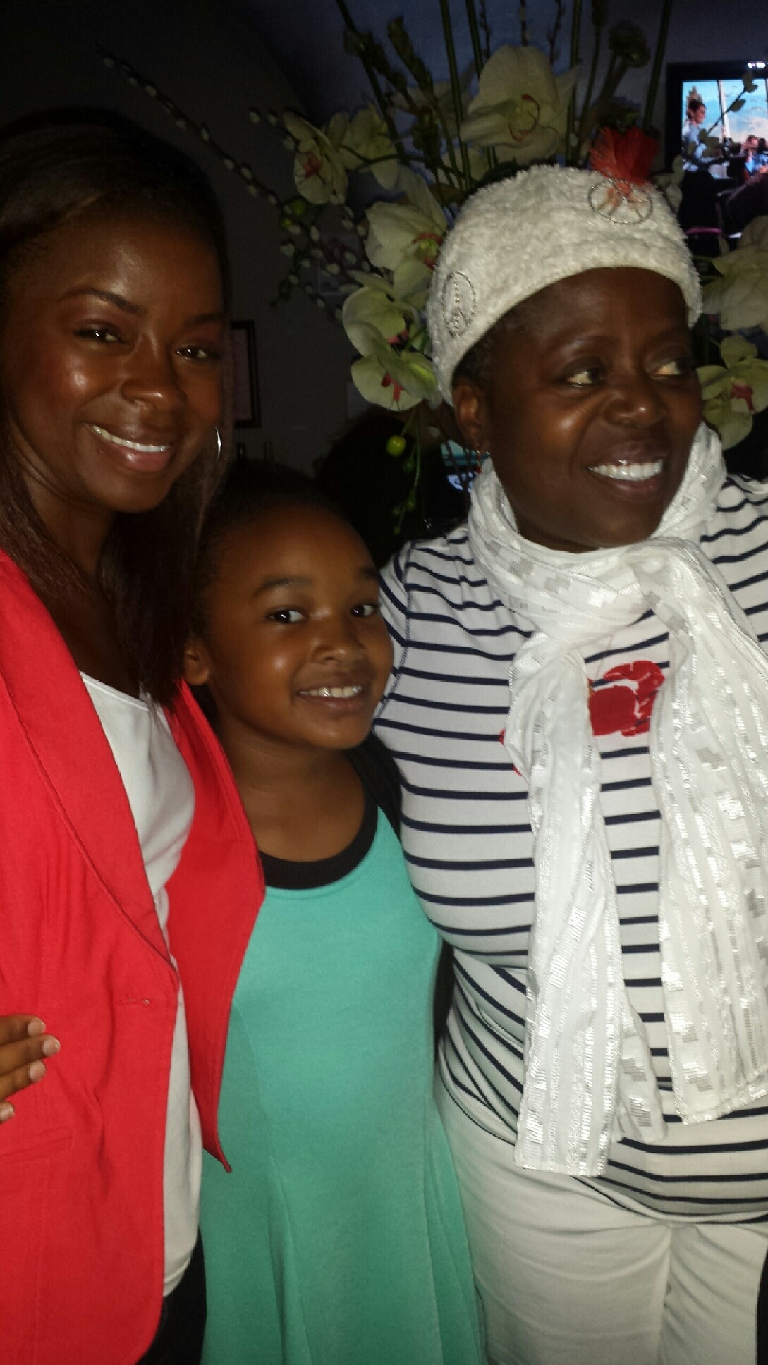 Skye Barrett with Erica Tazel and Lillias White at the Closing of 