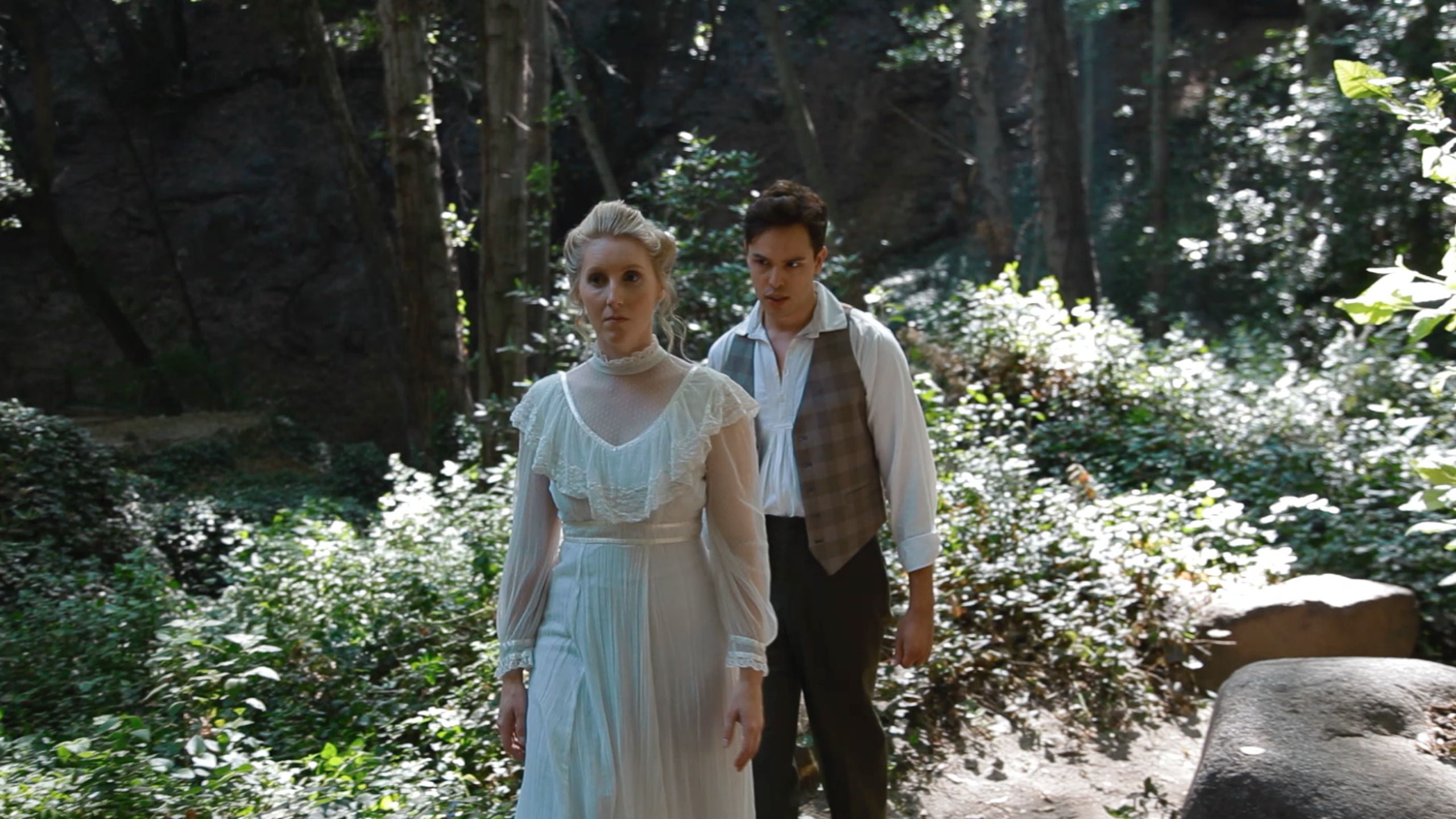 Lindsay Lucas-Bartlett and Cain Maloni in The Last Descendant.