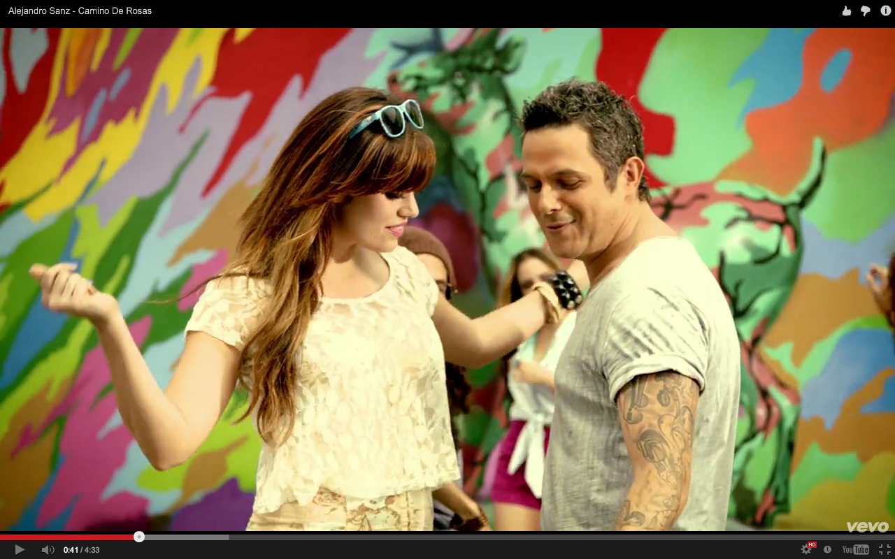 Cindy Iglesias in Alejandro Sanz new music video 2013