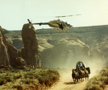 Monument Valley Shooting running scene.